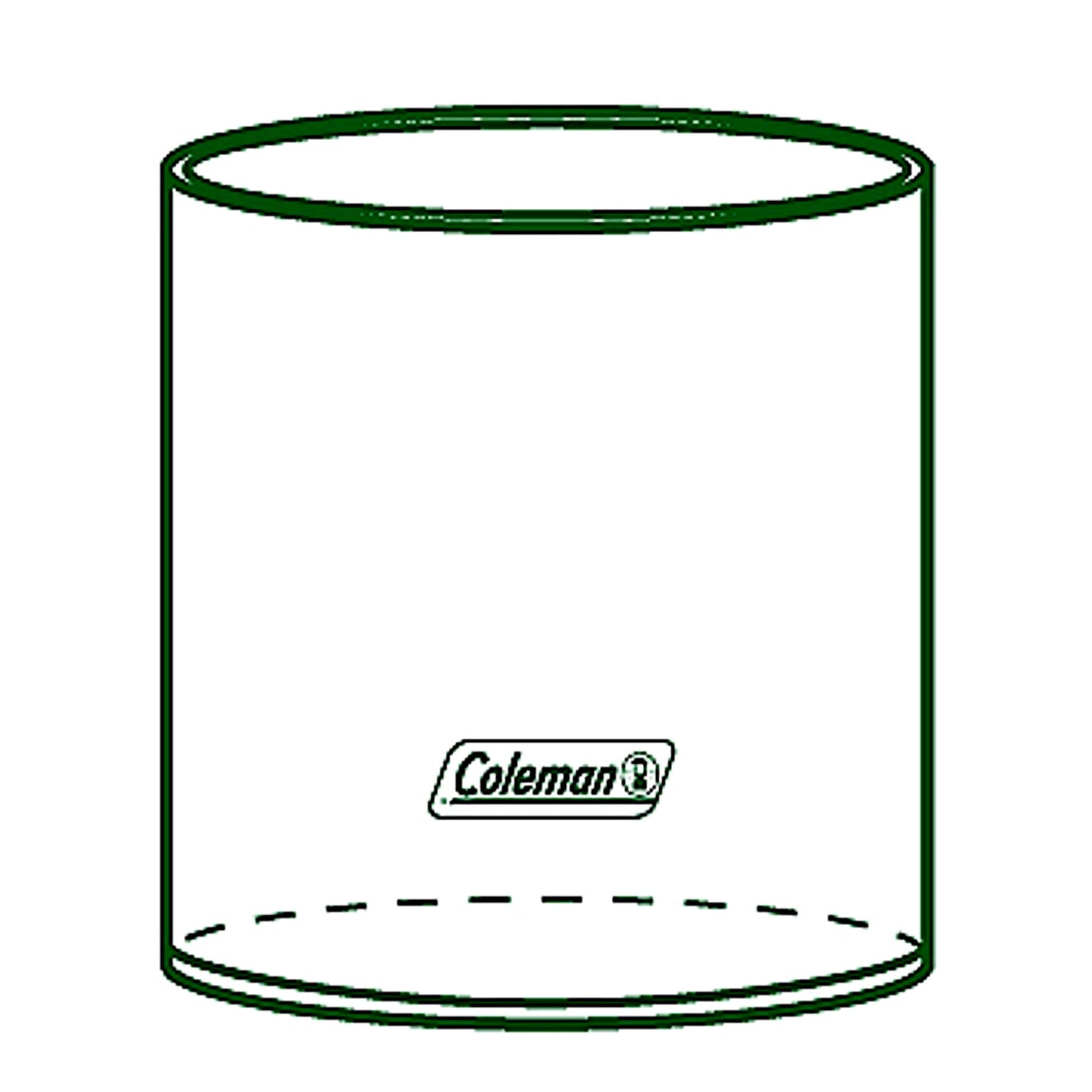 Coleman Leisure Line Tapered Lantern Globe 3" Camping Lantern