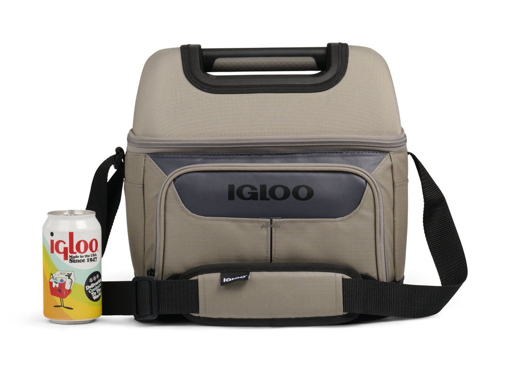 Igloo 22 Can Capacity Trek Gripper Soft Sided Cooler - Sandstone Tan