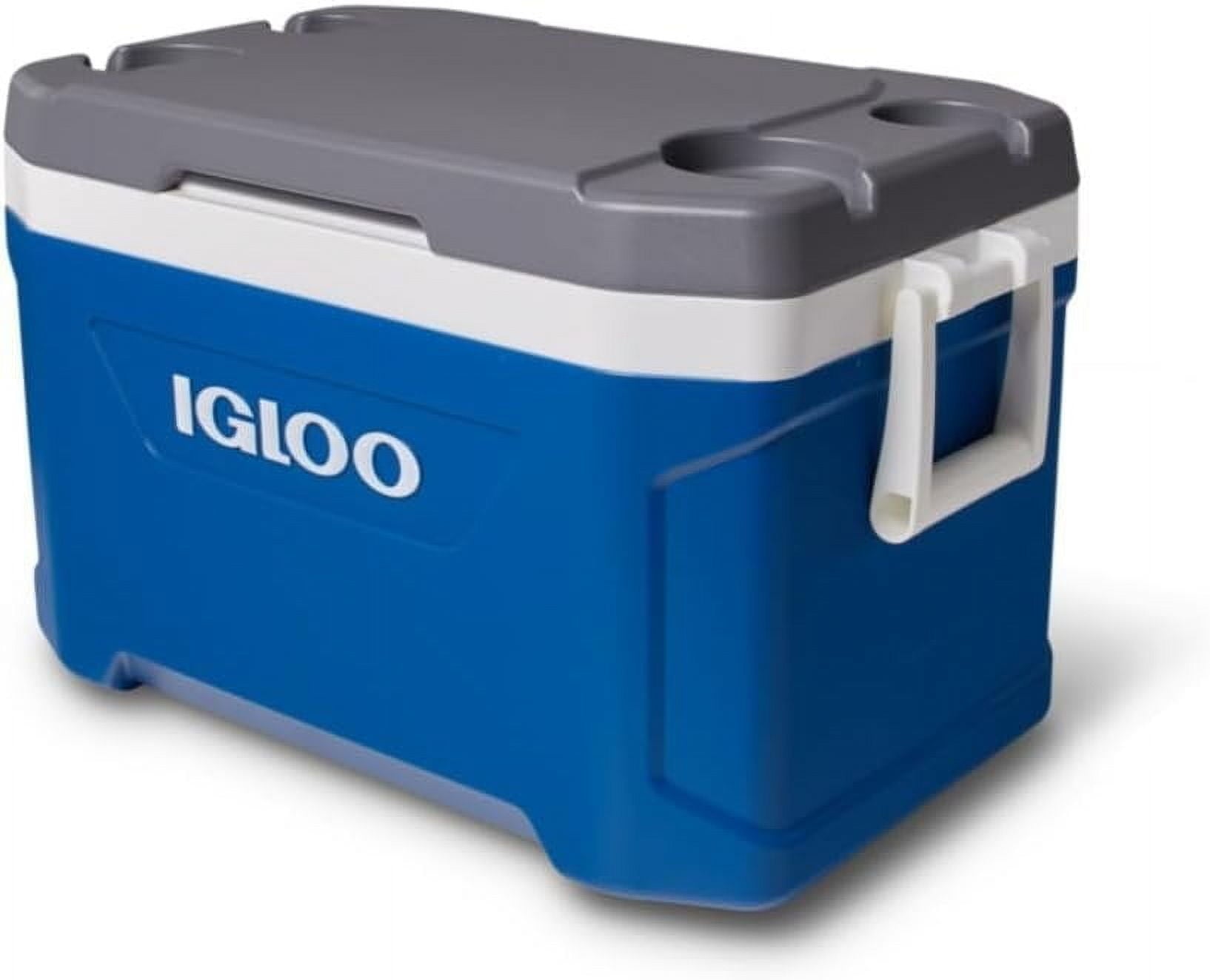 Igloo Latitude 52 Indigo Cooler - 16.2 Qt Plastic - White - Multicolor — Residential Use, Standard Application