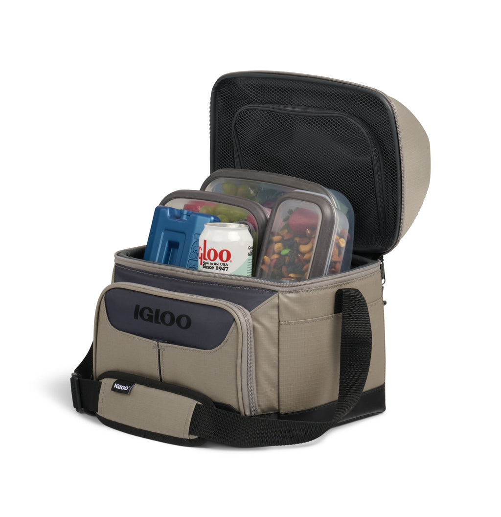 Igloo 22 Can Capacity Trek Gripper Soft Sided Cooler - Sandstone Tan