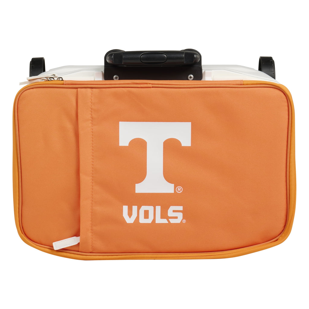 University of Tennessee Volunteers 28 QT Laguna Soft Top Wheeled Cooler by Igloo - White and Orange