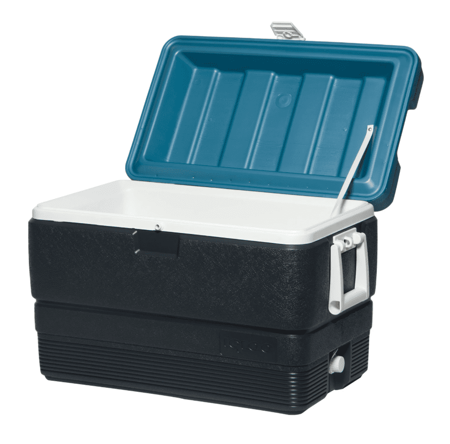 Igloo 50qt MaxCold Ice Chest Water Cooler with Snap-fit Latch - Blue