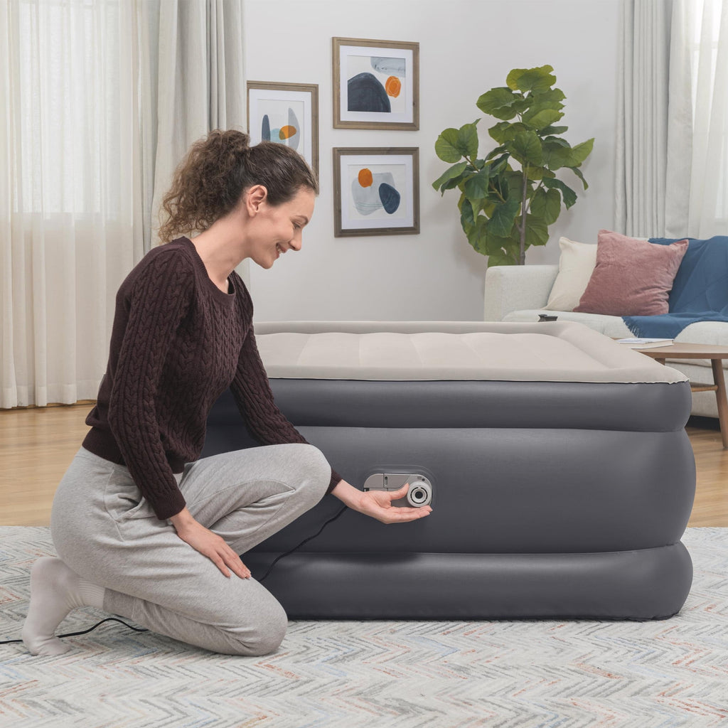 Coleman Tritech Air Mattress Full 22" with Built-in AC Pump