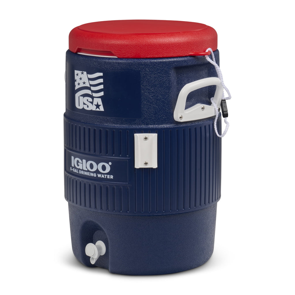Igloo 5 Gallon Heavy-Duty beverage Jug - Red White and Blue