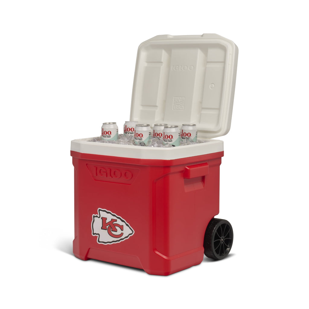 Igloo 60 QT Profile II NFL Rolling Cooler - Kansas City Chiefs, Red