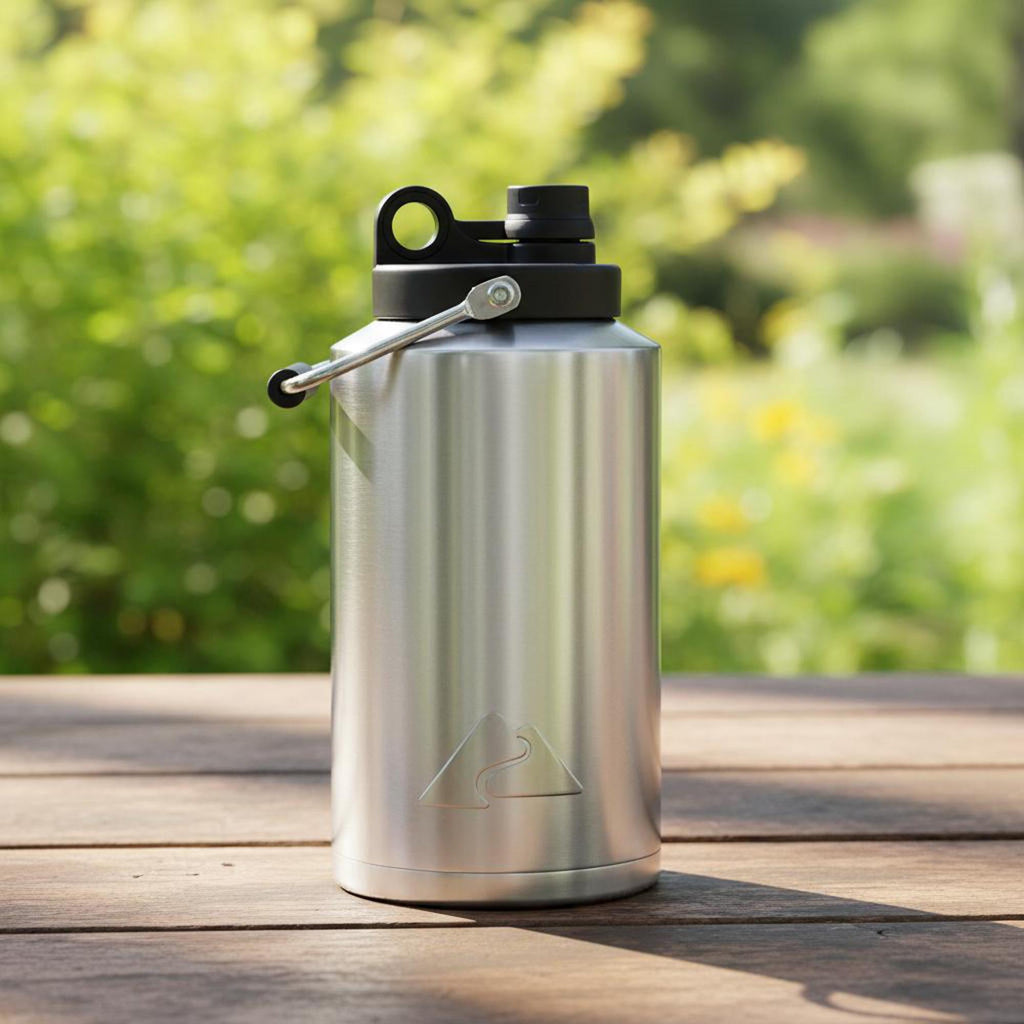 Ozark Trail 1 gal Stainless Steel Insulated Water Jug - Silver