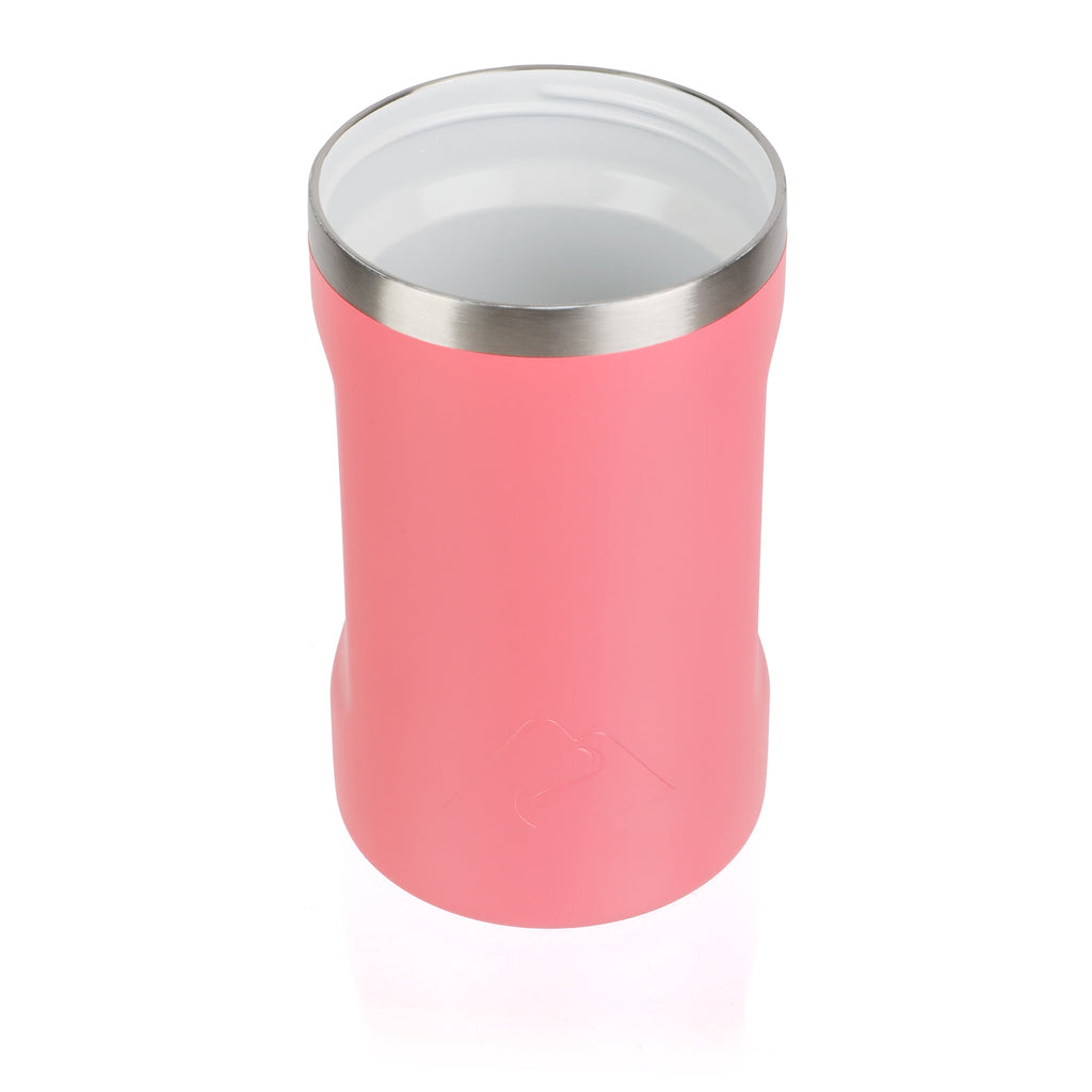 Ozark Trail 16oz Ceramic Lined Stainless Steel Can Tumbler with 2-in-1 Lid - Coral