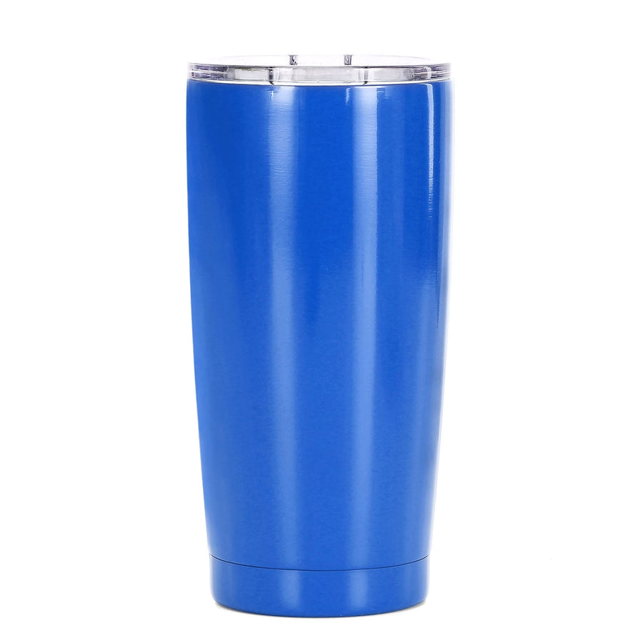 Aspire 20 Ounce Stainless Steel Tumbler - Double Walled Insulated Travel Cup with Splash Proof Lid, Keep Cold or Hot for Hours-Royal Blue