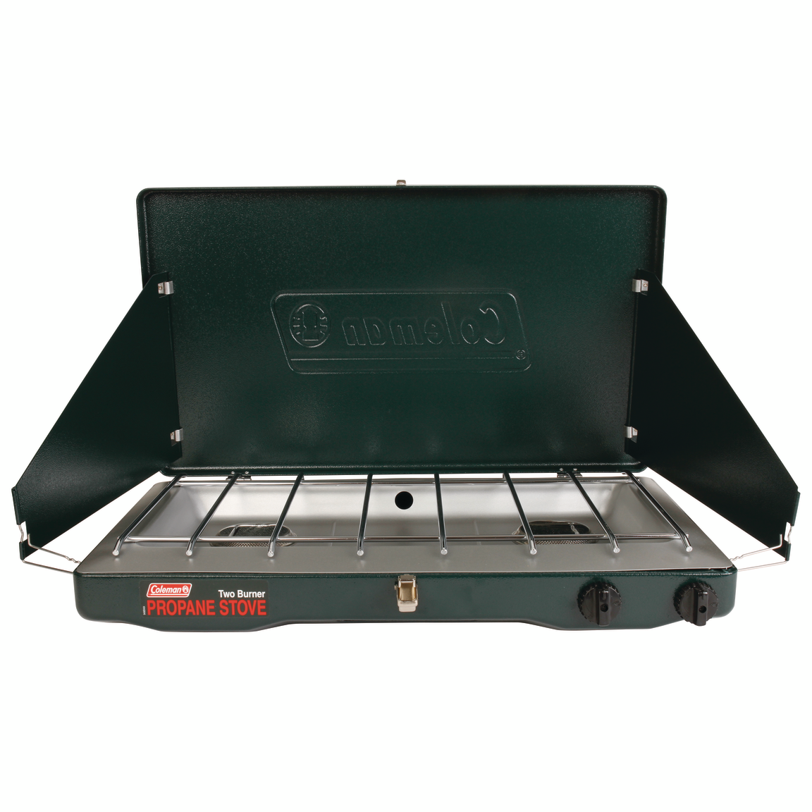 Coleman Brand - Matchlight 10, 000 BTU 2-Burner Propane Stove, Black