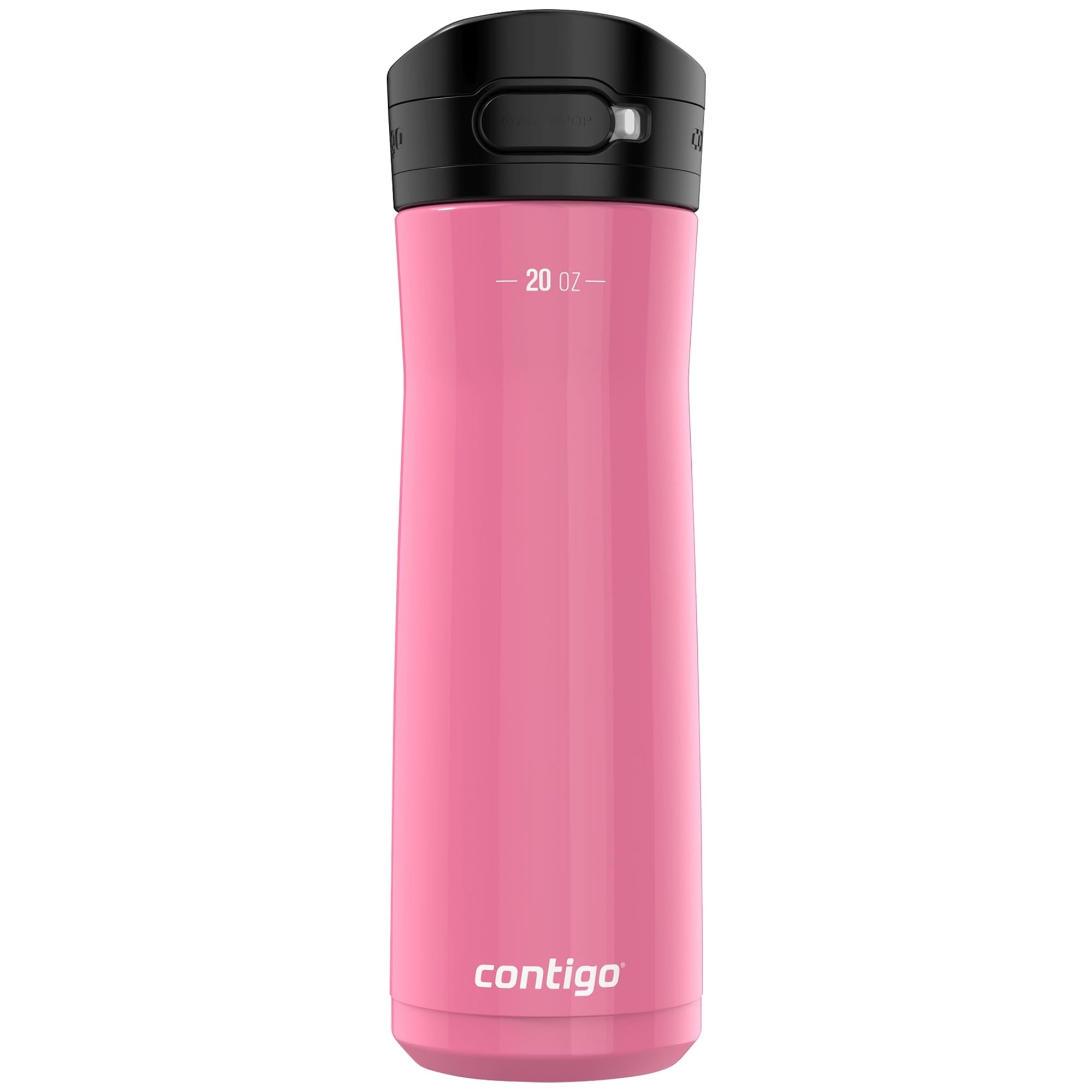 Contigo Jackson Chill 2.0 Stainless Steel Water Bottle with AUTOPOP Lid - 20 Ounces, Azalea