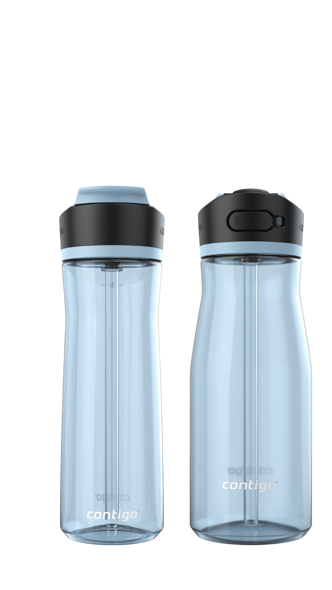 Contigo Ashland Water Bottle Bundle – Glacier Color - 32oz + 24oz Leakproof Autospout BPA-Free Set