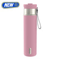 Contigo Water Bottle - 28 Oz, Stainless Steel, Vacuum Insulated Leakproof, DualSip 2-Way Lid, Pink Diamond