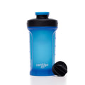 Contigo Fit Plastic Shake & Go 2.0 Shaker Bottle - Blue Poppy, 20 fl oz.