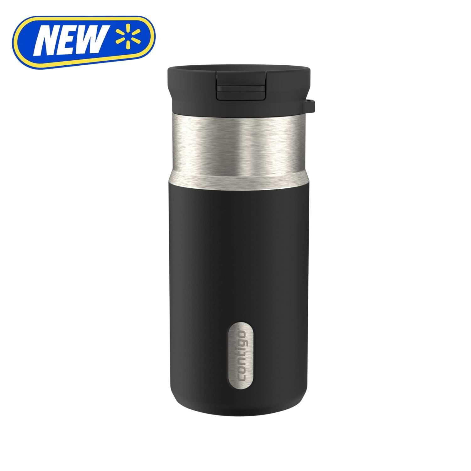 Contigo SnapSeal 14 oz Leakproof Stainless Steel Water Bottle - Vacuum-Insulated for Hot & Cold Drinks, Spill-Proof AutoClose Opening with Straw Compatibility, BPA-Free & Lead-Free, Dishwasher Safe