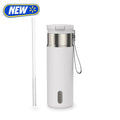 Contigo SnapSeal 20 oz Leakproof Stainless Steel Water Bottle with Reusable Straw - Vacuum-Insulated for Hot & Cold Drinks, Spill-Proof AutoClose Opening, BPA-Free & Lead-Free, Dishwasher Safe
