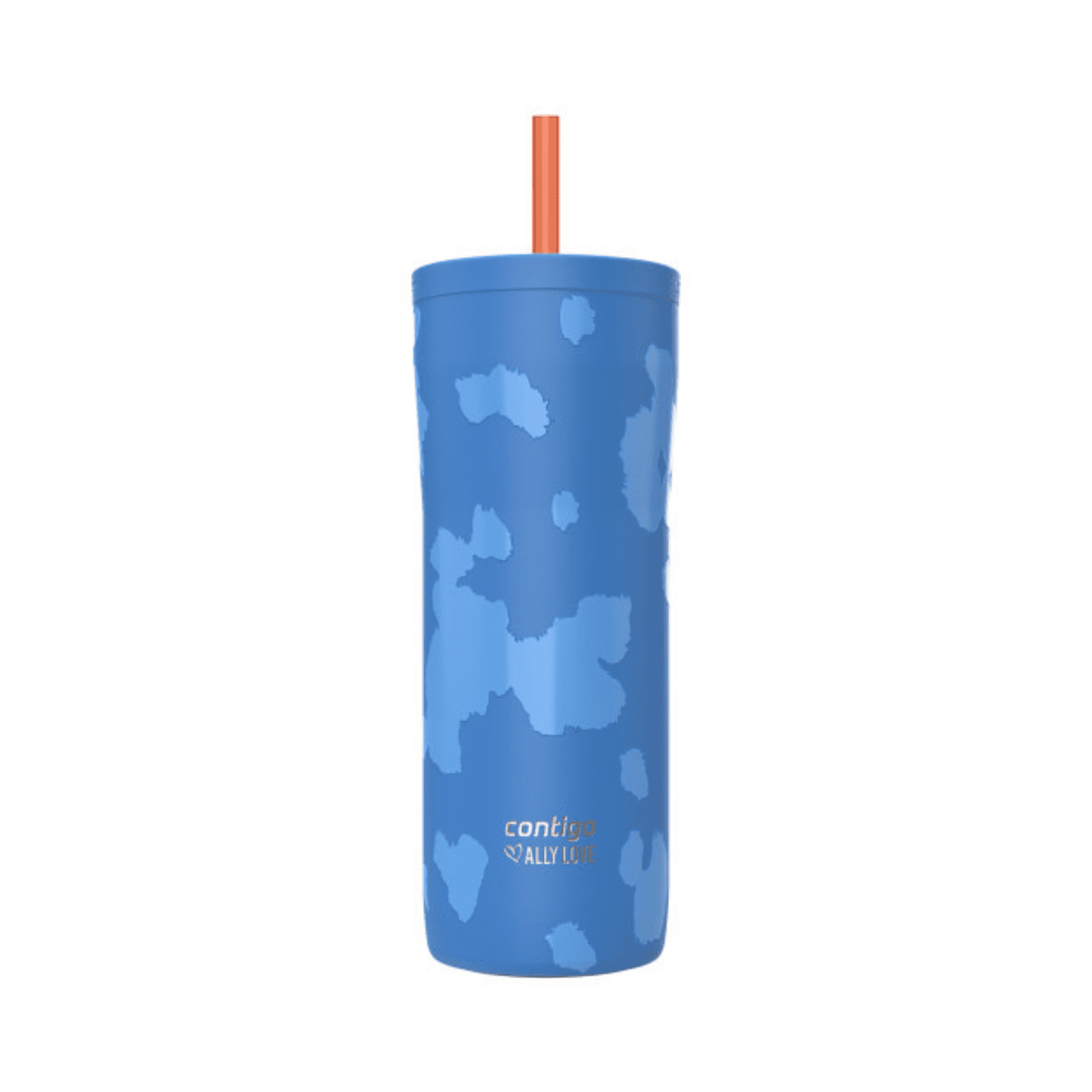 Contigo x Ally Love Streeterville 2.0 Stainless Steel Tumbler with Straw - 24 oz, Stellar Jay