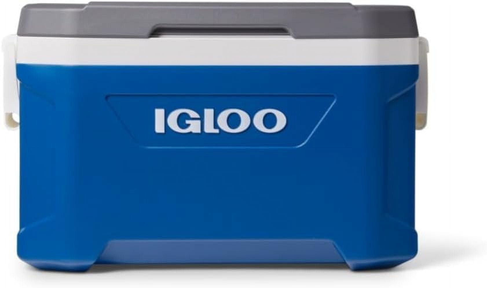 Igloo Latitude 52 Indigo Cooler - 16.2 Qt Plastic - White - Multicolor — Residential Use, Standard Application