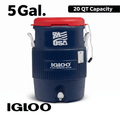 Igloo 5 Gallon Heavy-Duty beverage Jug - Red White and Blue