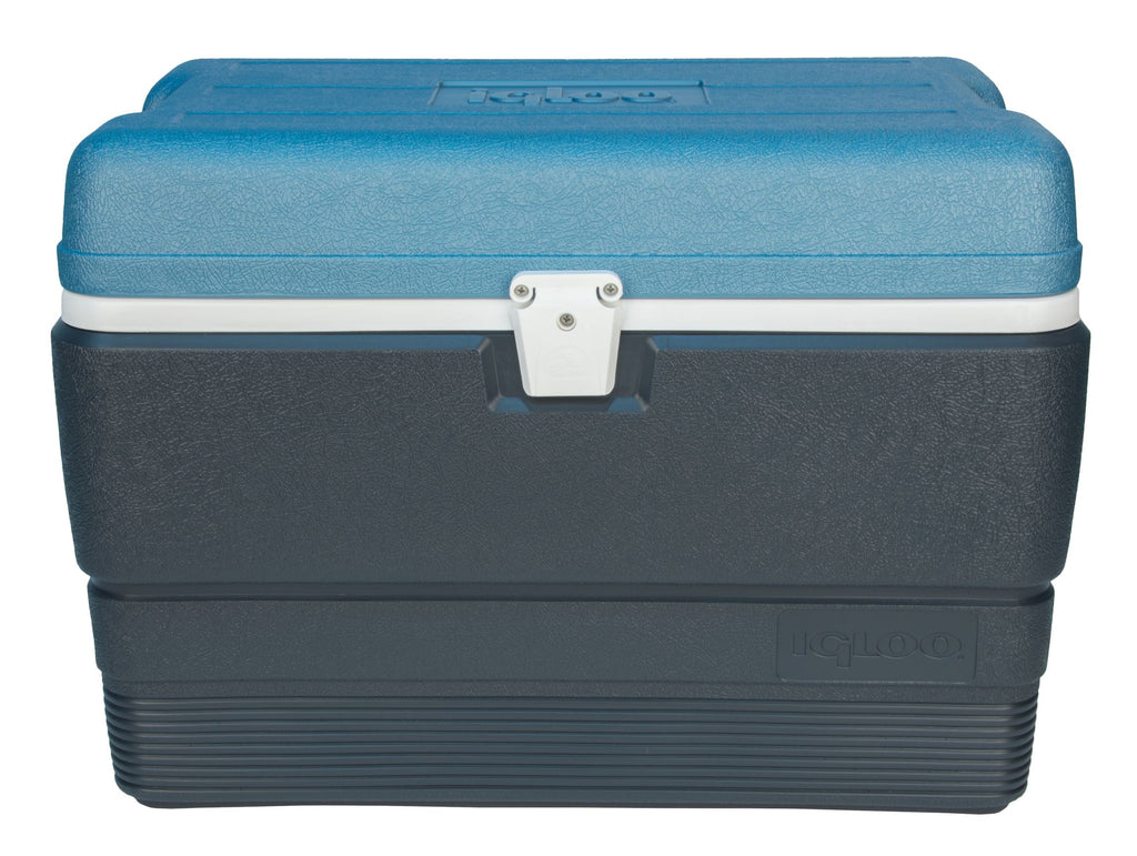 Igloo 50qt MaxCold Ice Chest Water Cooler with Snap-fit Latch - Blue
