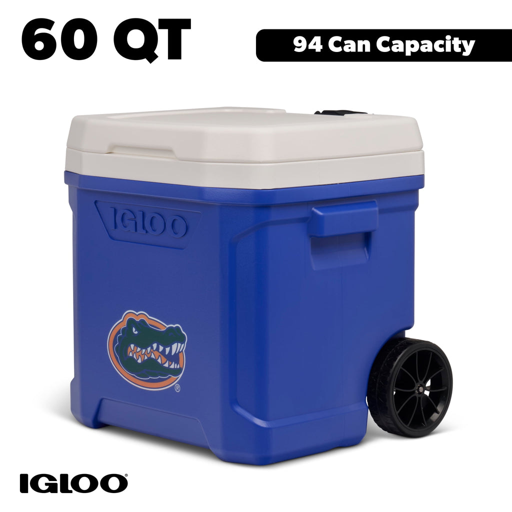 Igloo 60 QT Profile II NCAA Rolling Cooler - Florida Gators, Blue