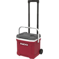 Igloo Latitude 16 QT Roller Cooler - Red/Meteorite