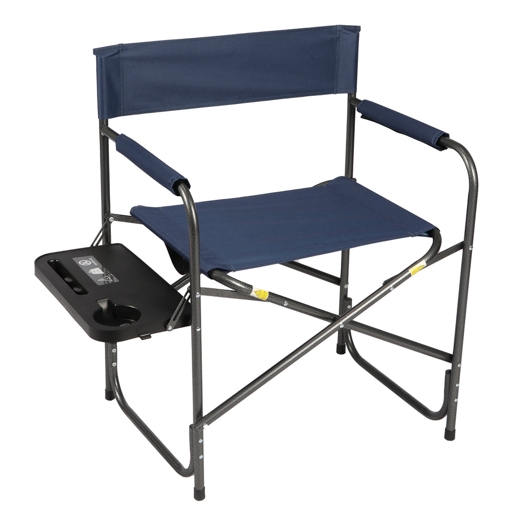 Ozark Trail Director Chair with Side Table - Navy