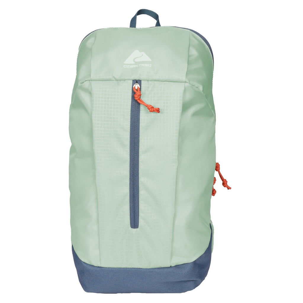 Ozark Trail 10L Daypack - Light Green, Embossed Fabric for Adults or Kids