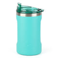 Ozark Trail 16oz Ceramic Lined Stainless Steel Can Tumbler with 2-in-1 Lid - Teal