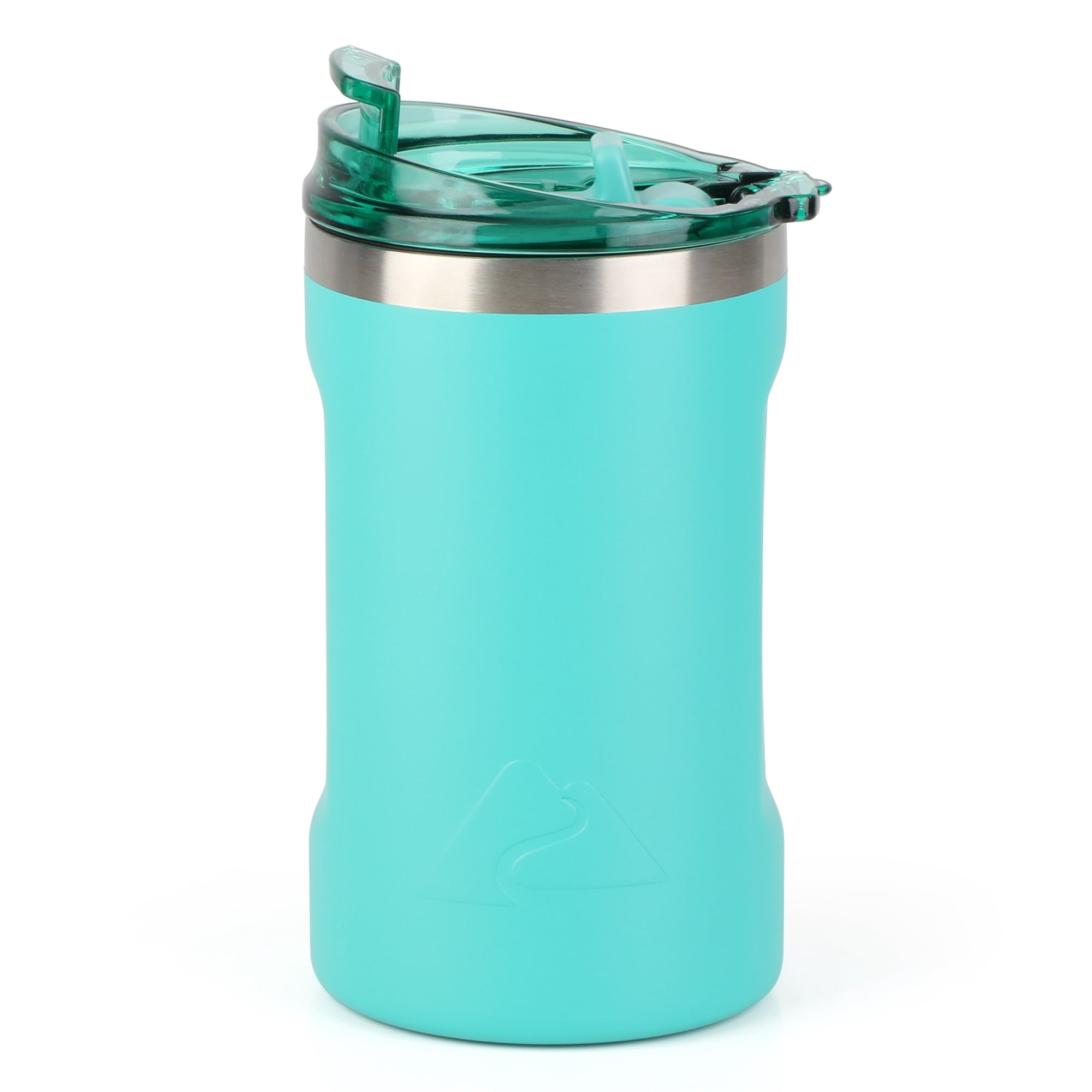 Ozark Trail 16oz Ceramic Lined Stainless Steel Can Tumbler with 2-in-1 Lid - Teal