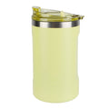 Ozark Trail 16oz Ceramic Lined Stainless Steel Can Tumbler with 2-in-1 Lid - Yellow