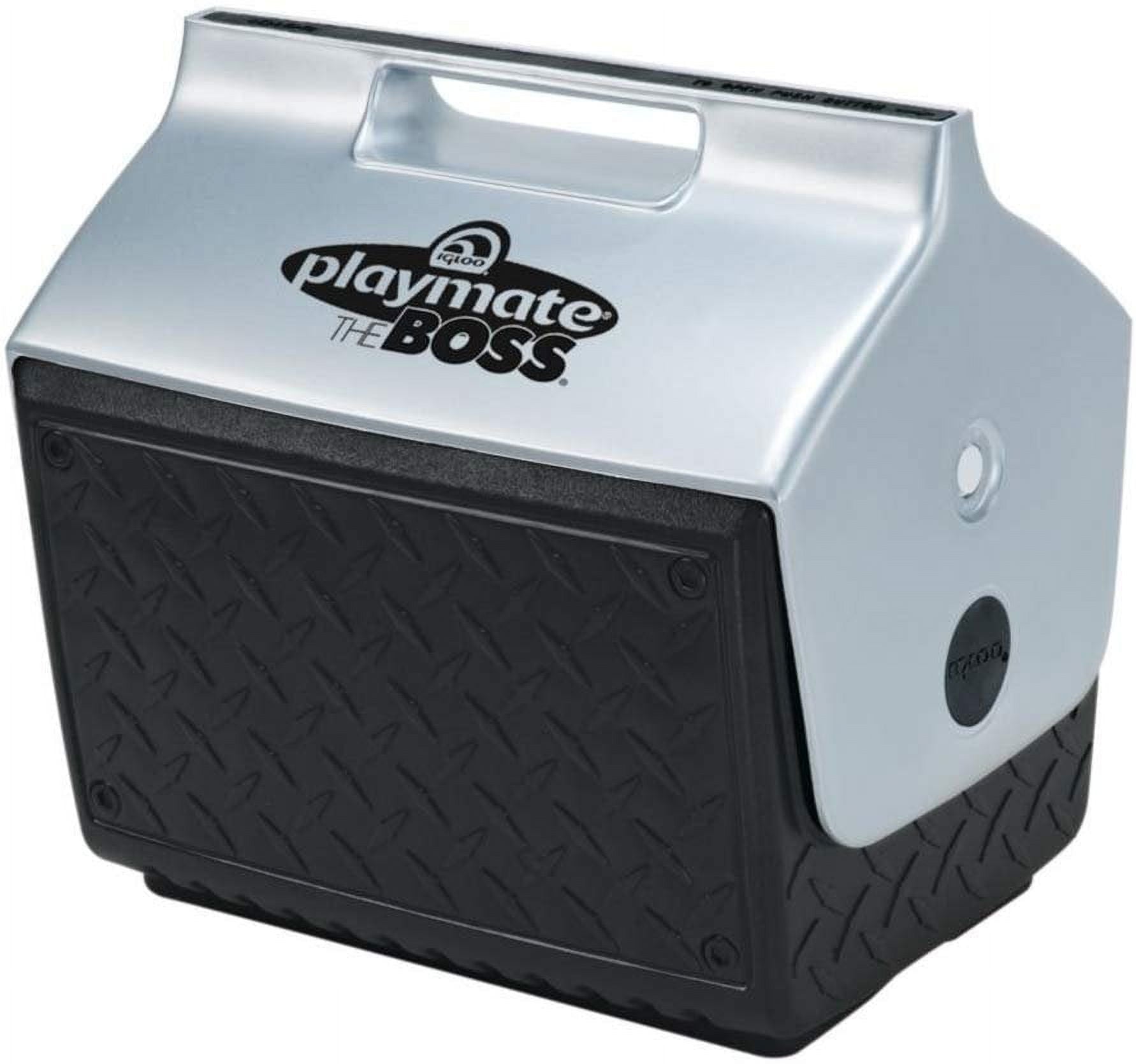 Igloo Playmate The Boss Cooler - Hard Sided - 9 Can Capacity - Silver — Residential Use, Standard Application