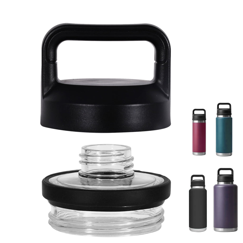 Screw Top Lid Replacement for YETI Rambler Bottle 18/26/36/46/64oz，Compatible with YETI Chug Cap Replacement Lids，Leak-Proof - Durable & Dishwasher-Safe，1 Pack (1)