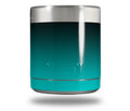 Skin Decal Wrap for Yeti Rambler Lowball - Smooth Fades Neon Teal Black by WraptorSkinz