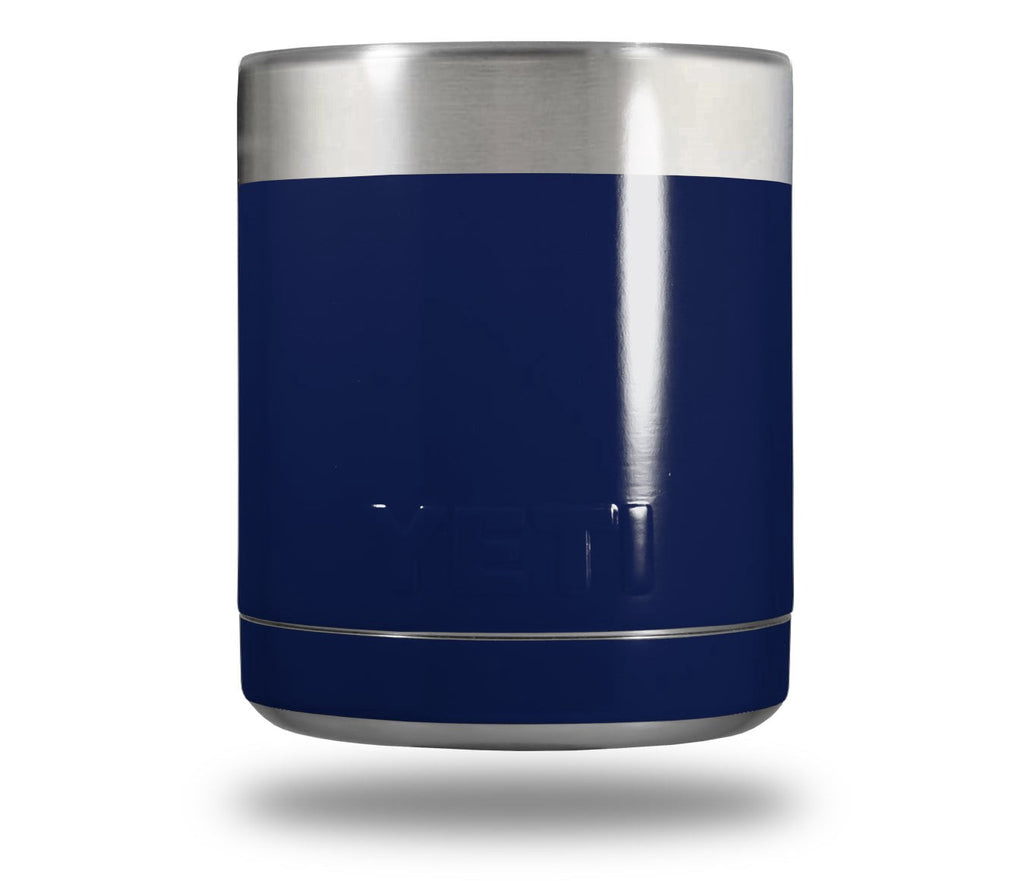 Skin Decal Wrap for Yeti Rambler Lowball - Solids Collection Navy Blue by WraptorSkinz