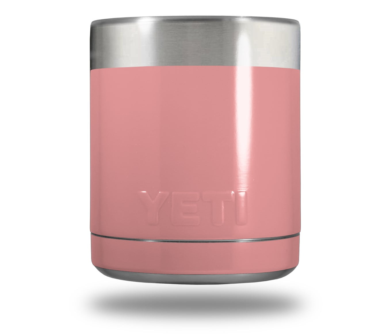 Skin Decal Wrap for Yeti Rambler Lowball - Solids Collection Pink by WraptorSkinz