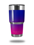 Skin Decal Wrap for Yeti Tumbler Rambler 30 oz Smooth Fades Hot Pink Blue ( 30oz TUMBLER NOT INCLUDED )