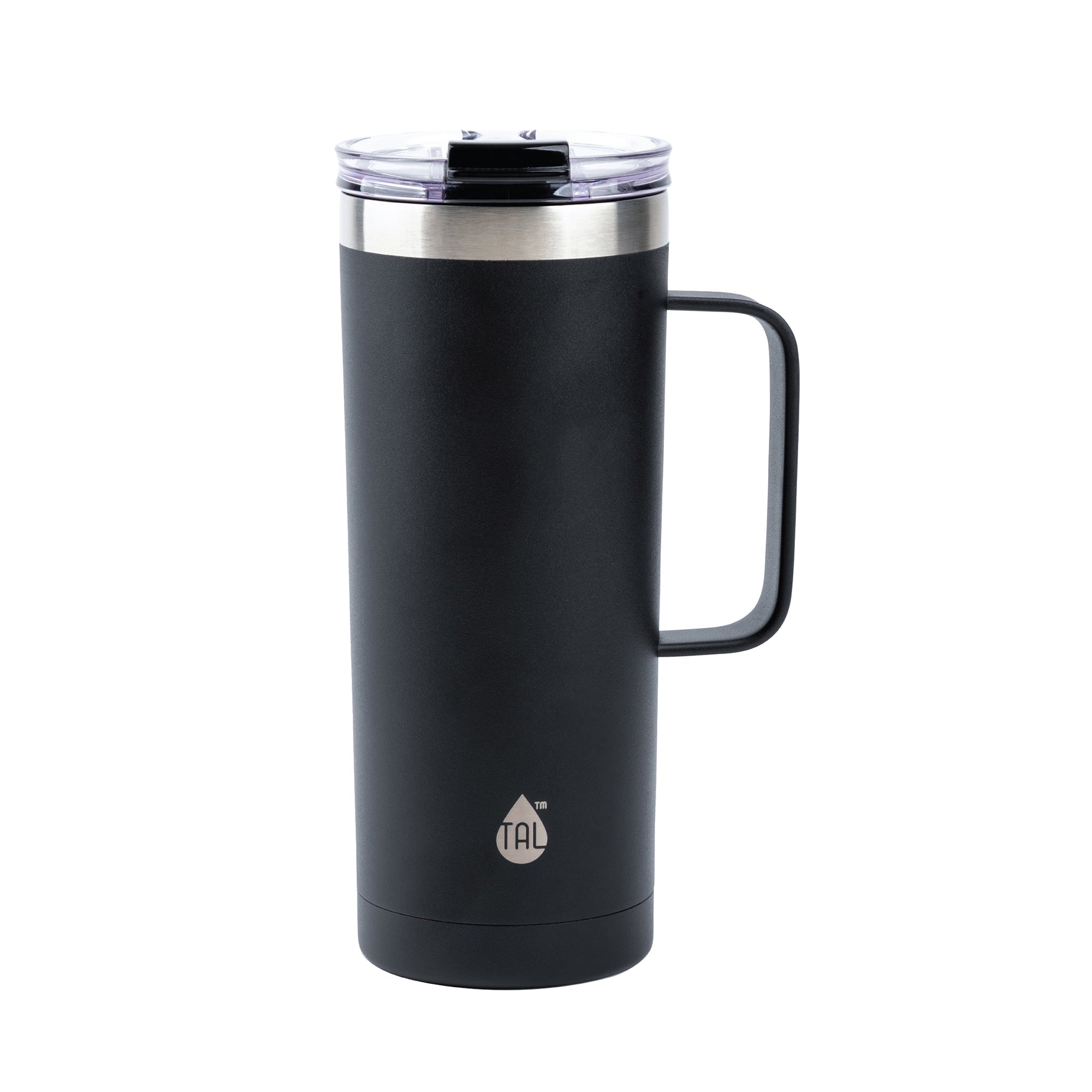 TAL 20 oz Insulated Travel Coffee Mug Black