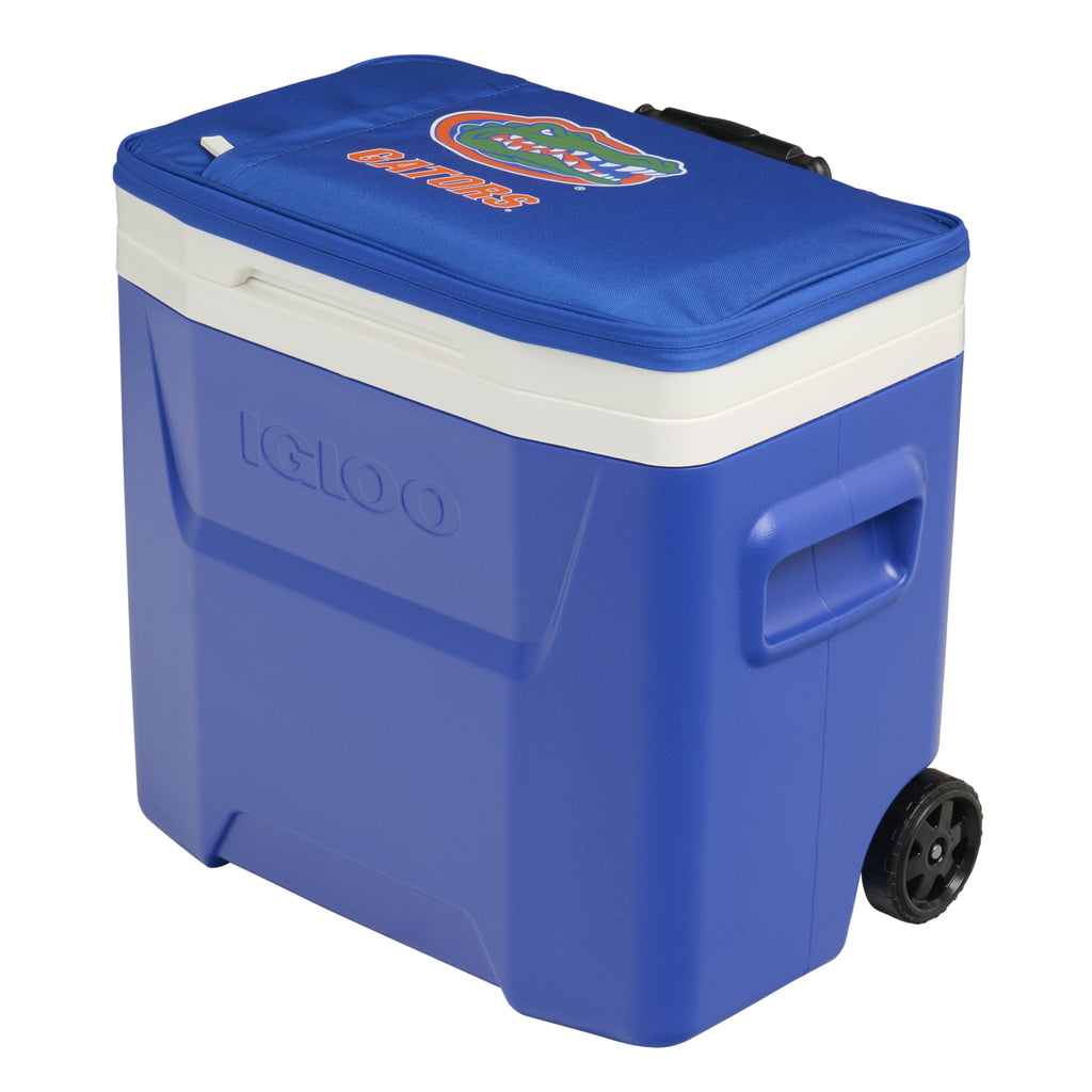 University of Florida Gators 28 QT Laguna Soft Top Wheeled Cooler by Igloo - Blue