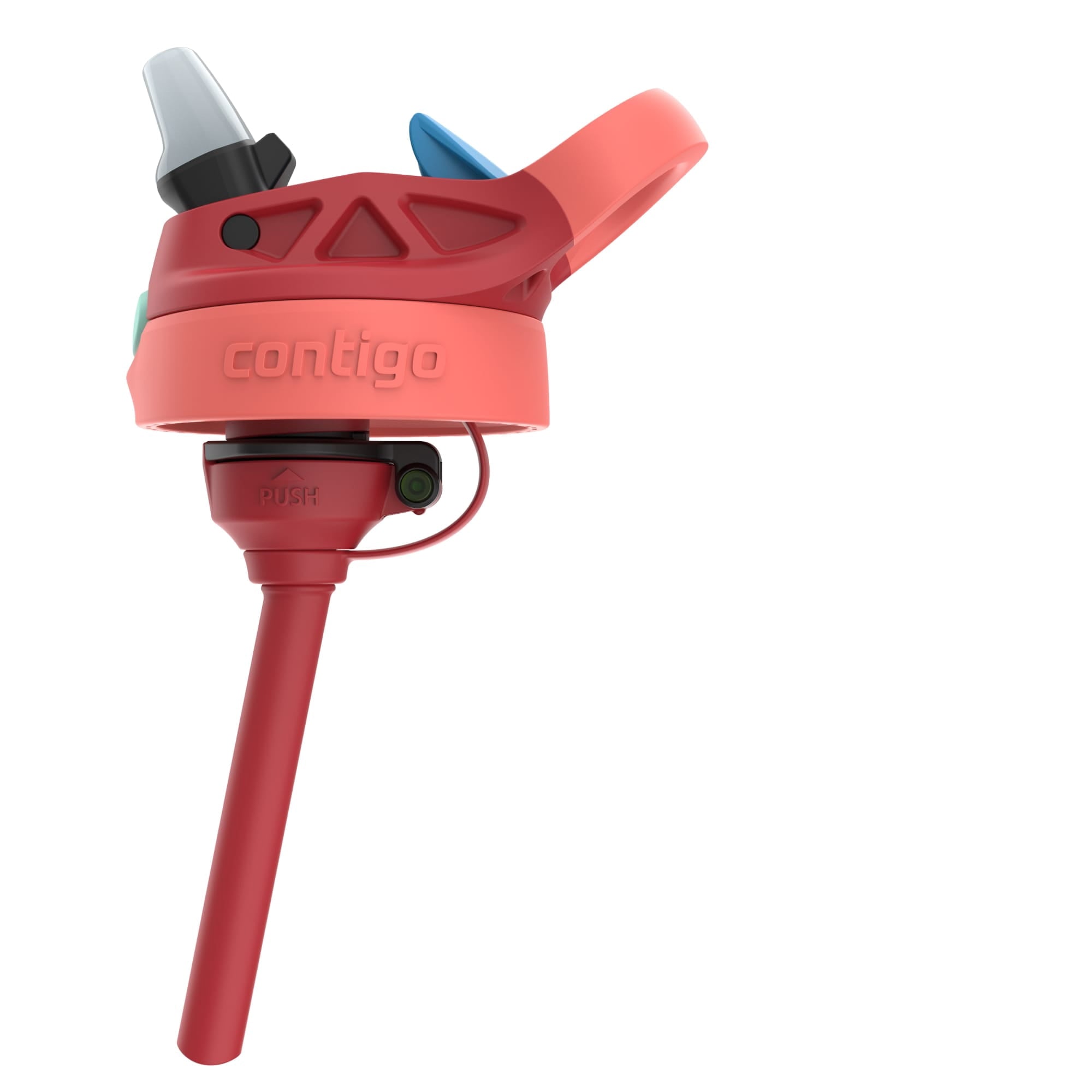 Contigo Kids Water Bottle with Redesigned AUTOSPOUT Straw - 14 oz., Goji Berry Coral