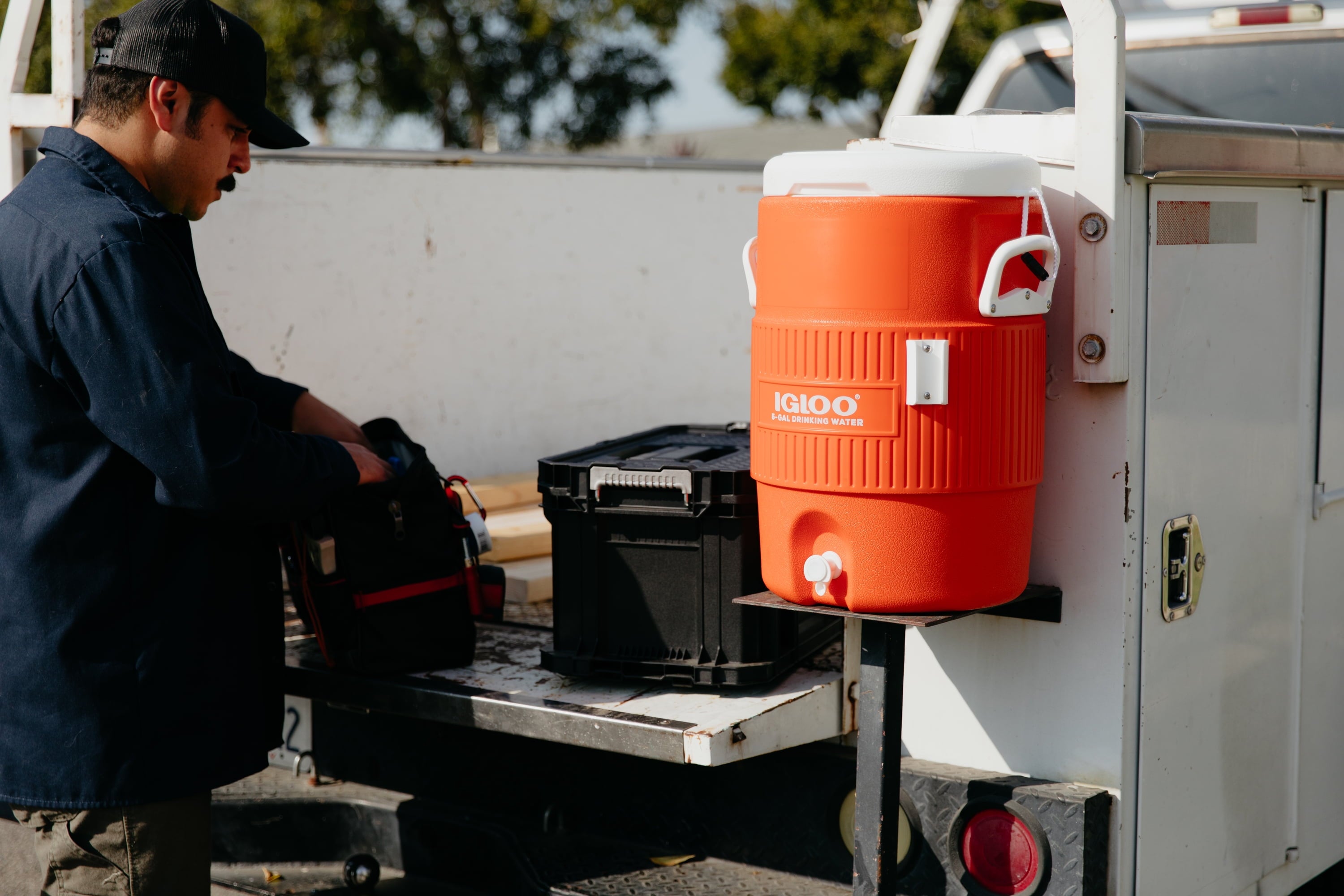 Igloo 5 Gallon Heavy-Duty Beverage Cooler - Orange