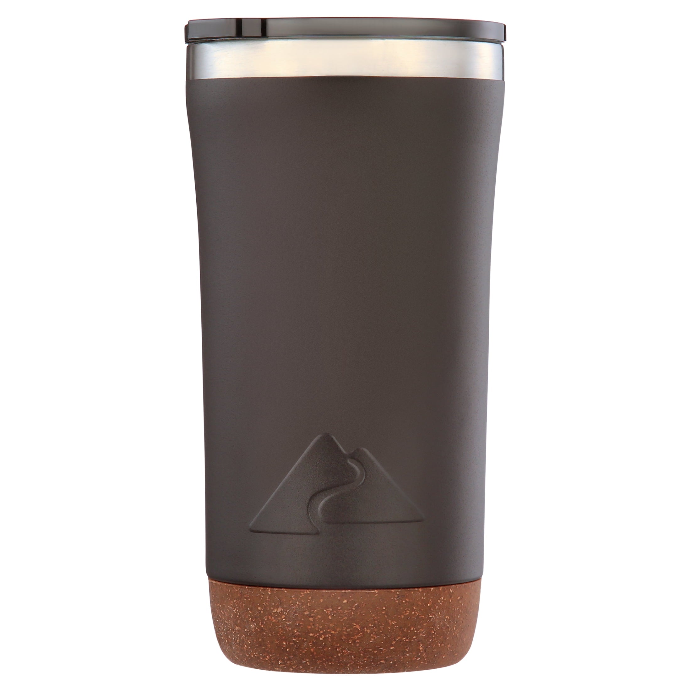 Ozark Trail 18 oz Stainless Steel Insulated Tumbler with Cork Bottom - Black - 3-Pack