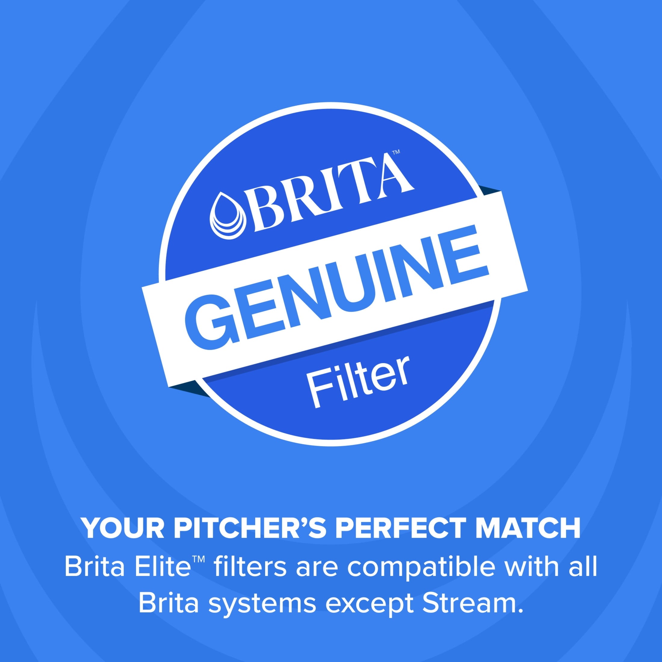 Brita Standard Replacement Water Filter - Compatible with All Brita Pitchers & Dispensers (3 Pack)