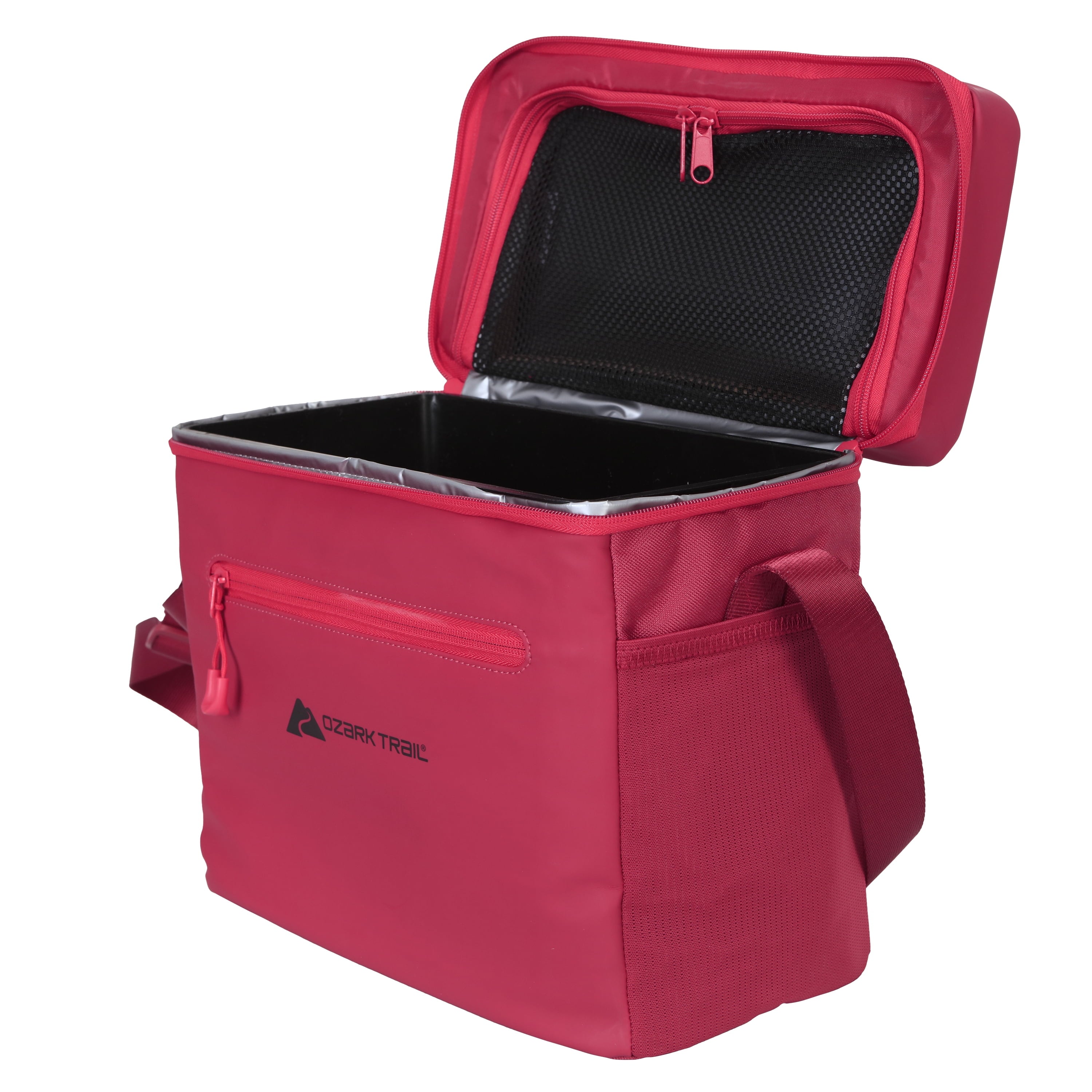 Ozark Trail 12-Can Soft-Sided Cooler with Removable Hard Liner - Red