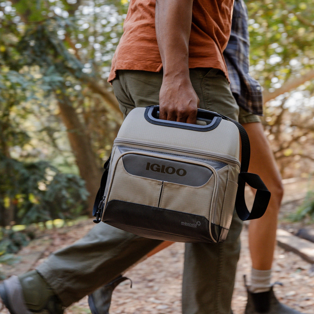 Igloo 22 Can Capacity Trek Gripper Soft Sided Cooler - Sandstone Tan