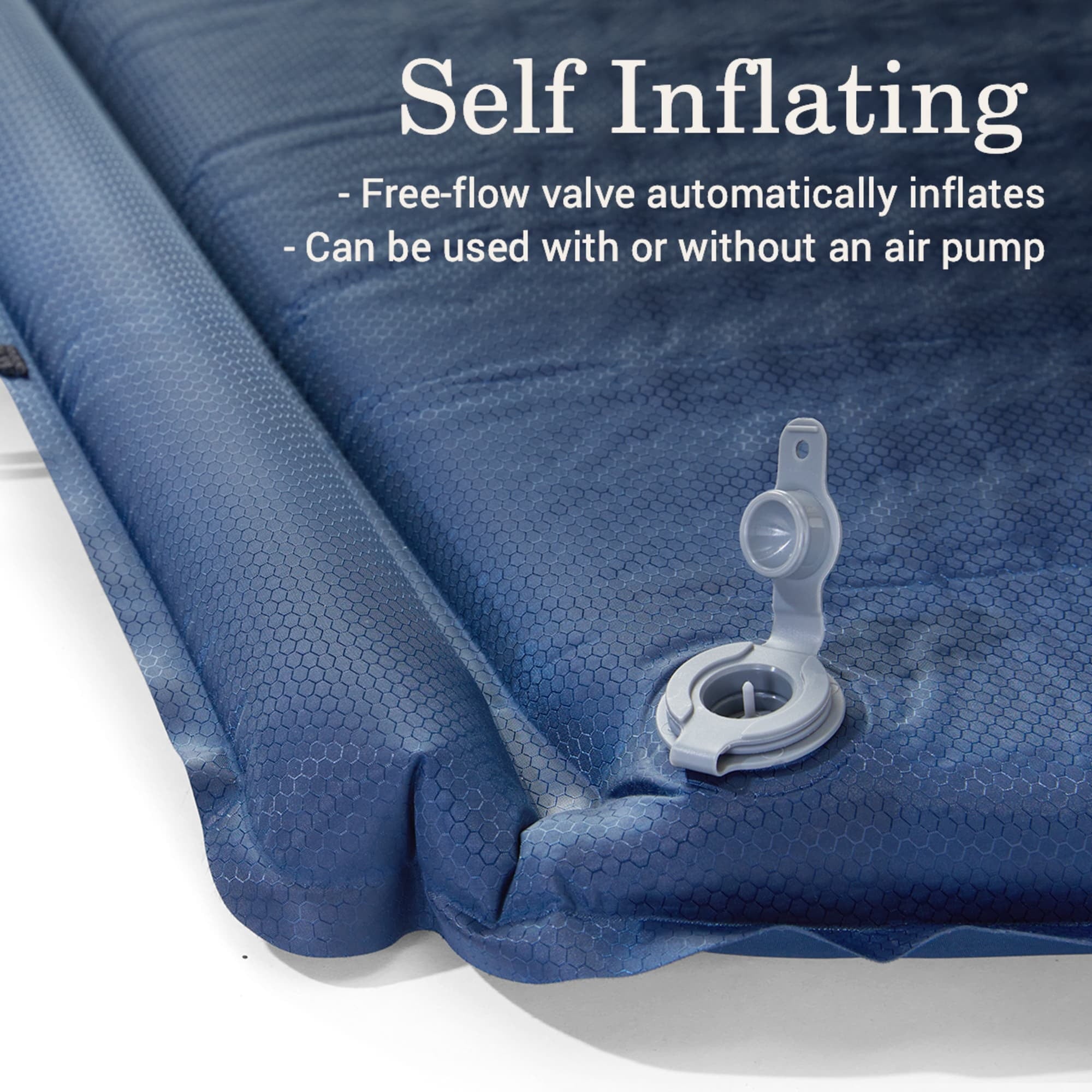 Coleman Montauk Big and Tall Self-Inflating Sleeping Pad - Blue Nights