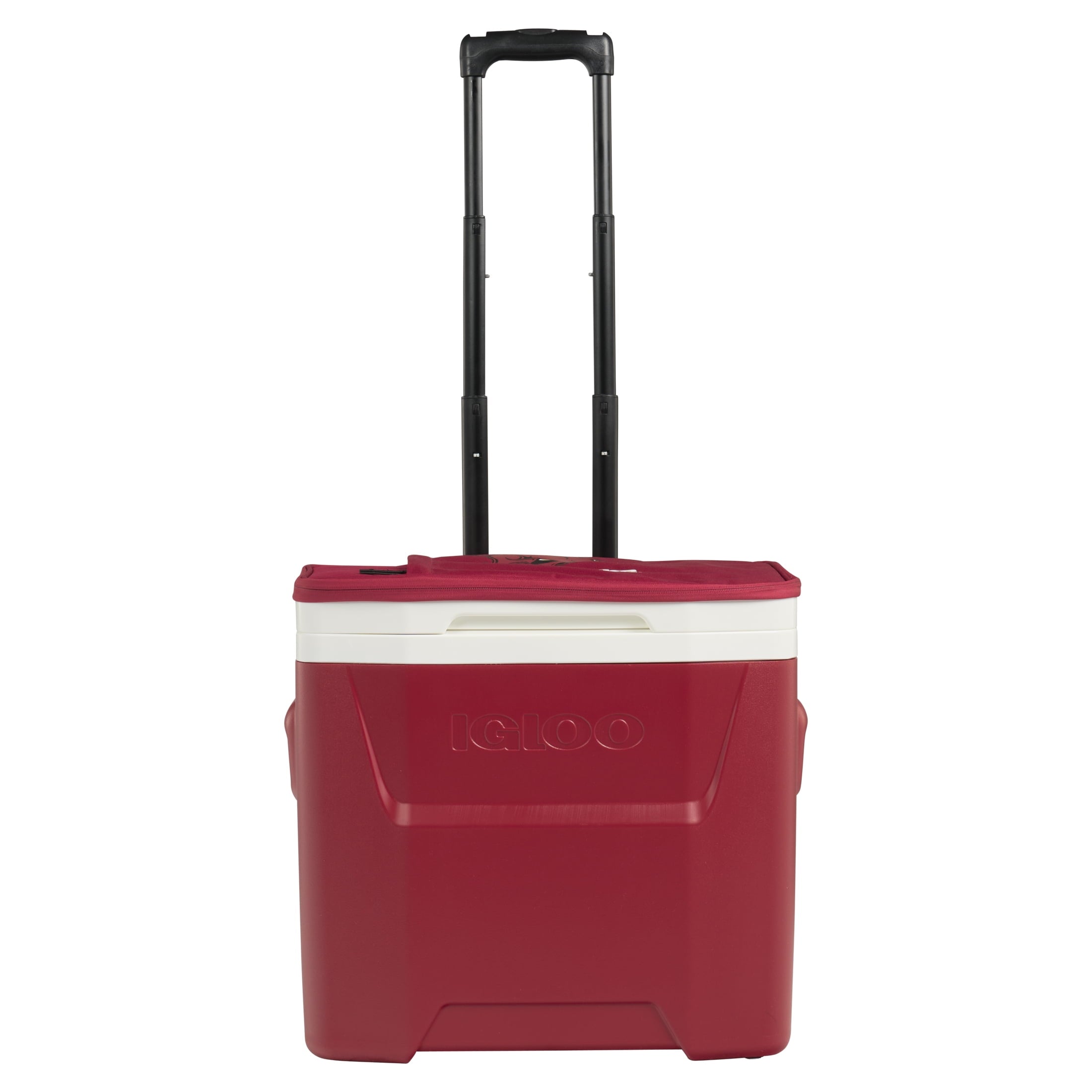 University of Arkansas Razorbacks 28 QT Laguna Soft Top Wheeled Cooler by Igloo - Red