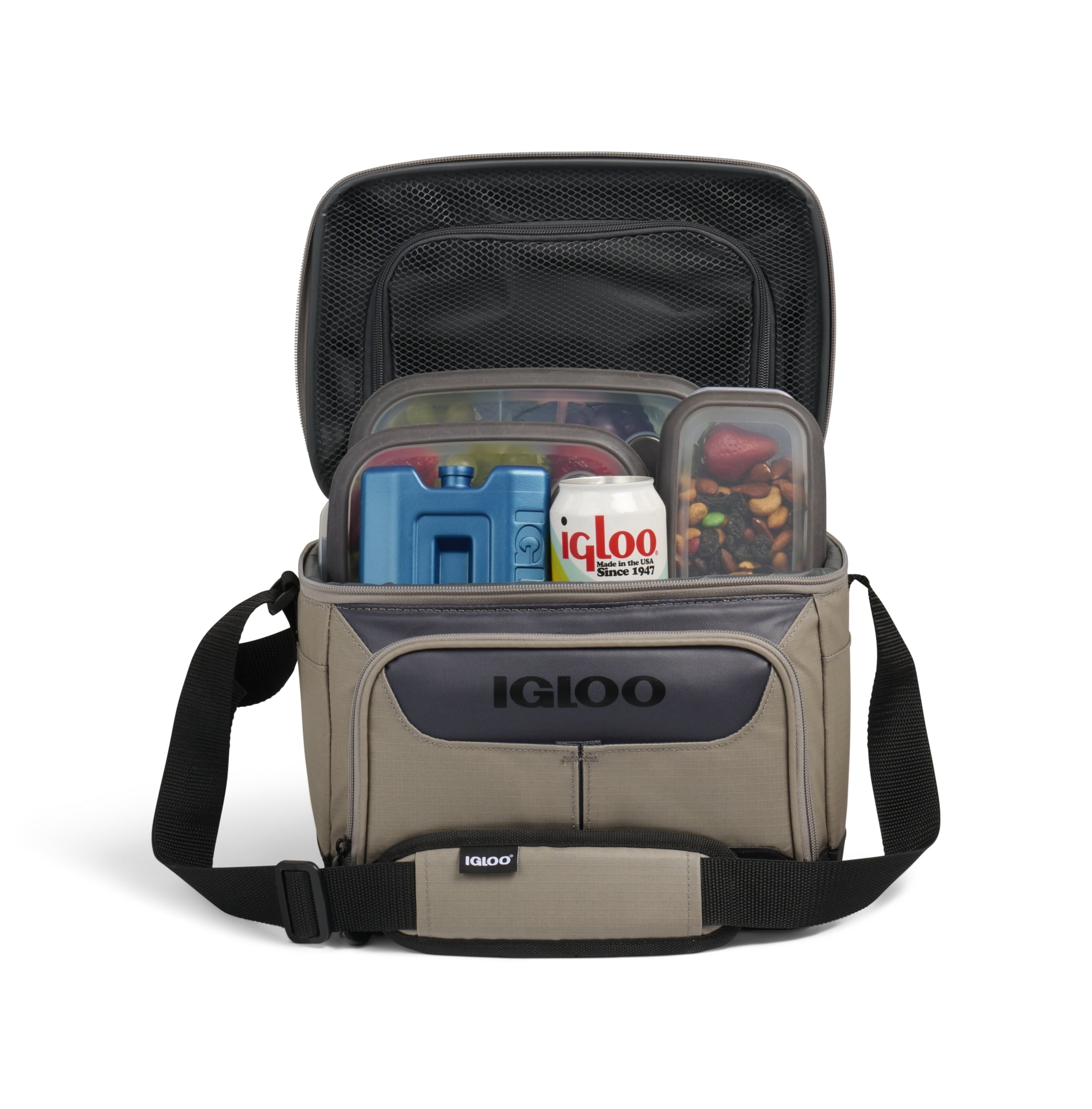 Igloo 22 Can Capacity Trek Gripper Soft Sided Cooler - Sandstone Tan