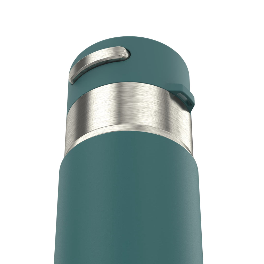 Contigo Water Bottle - 18 Oz, Stainless Steel, Vacuum Insulated Leakproof, AutoSeal Lid, Mineral Teal