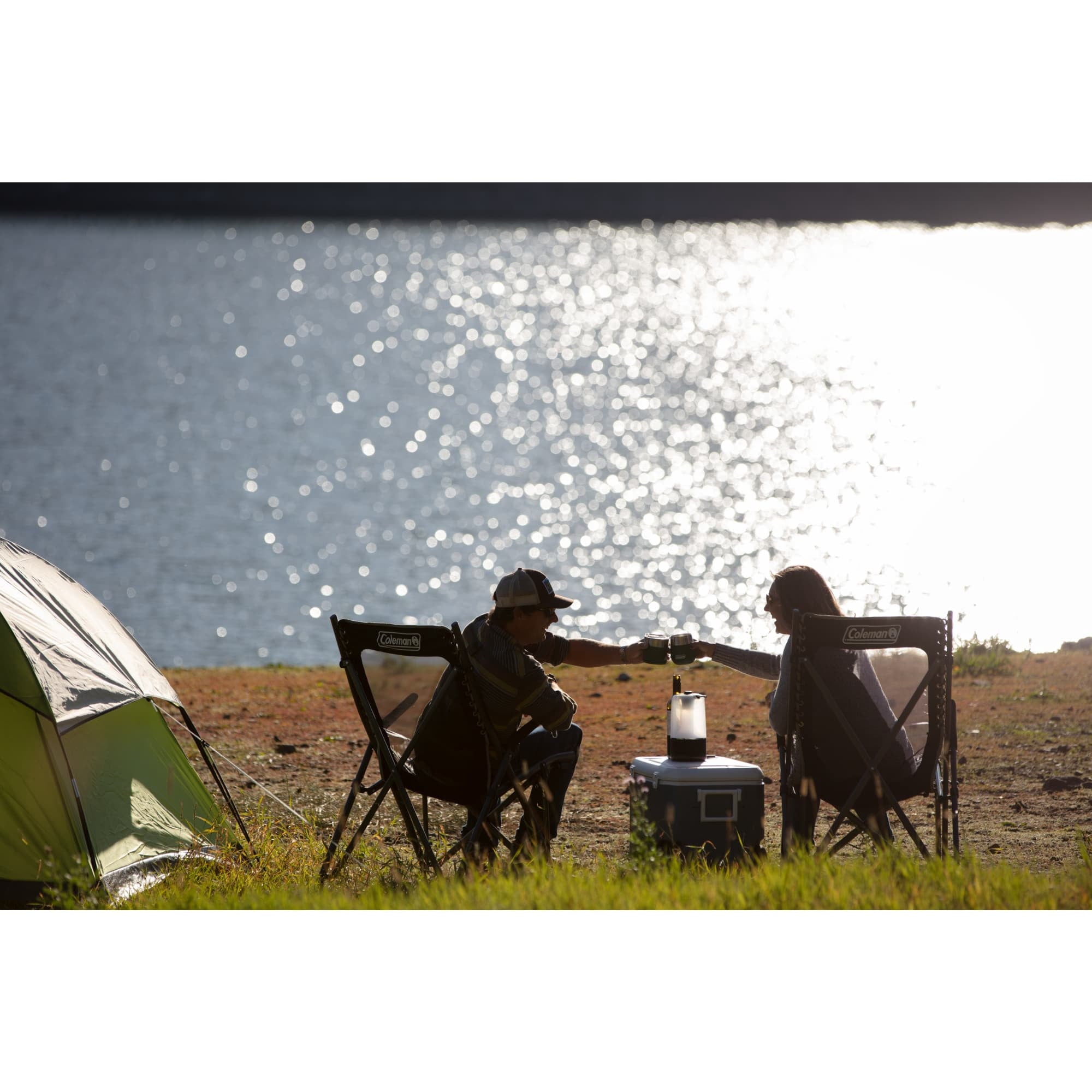 Coleman Comfortsmart Suspension Adult Camping Chair - Black