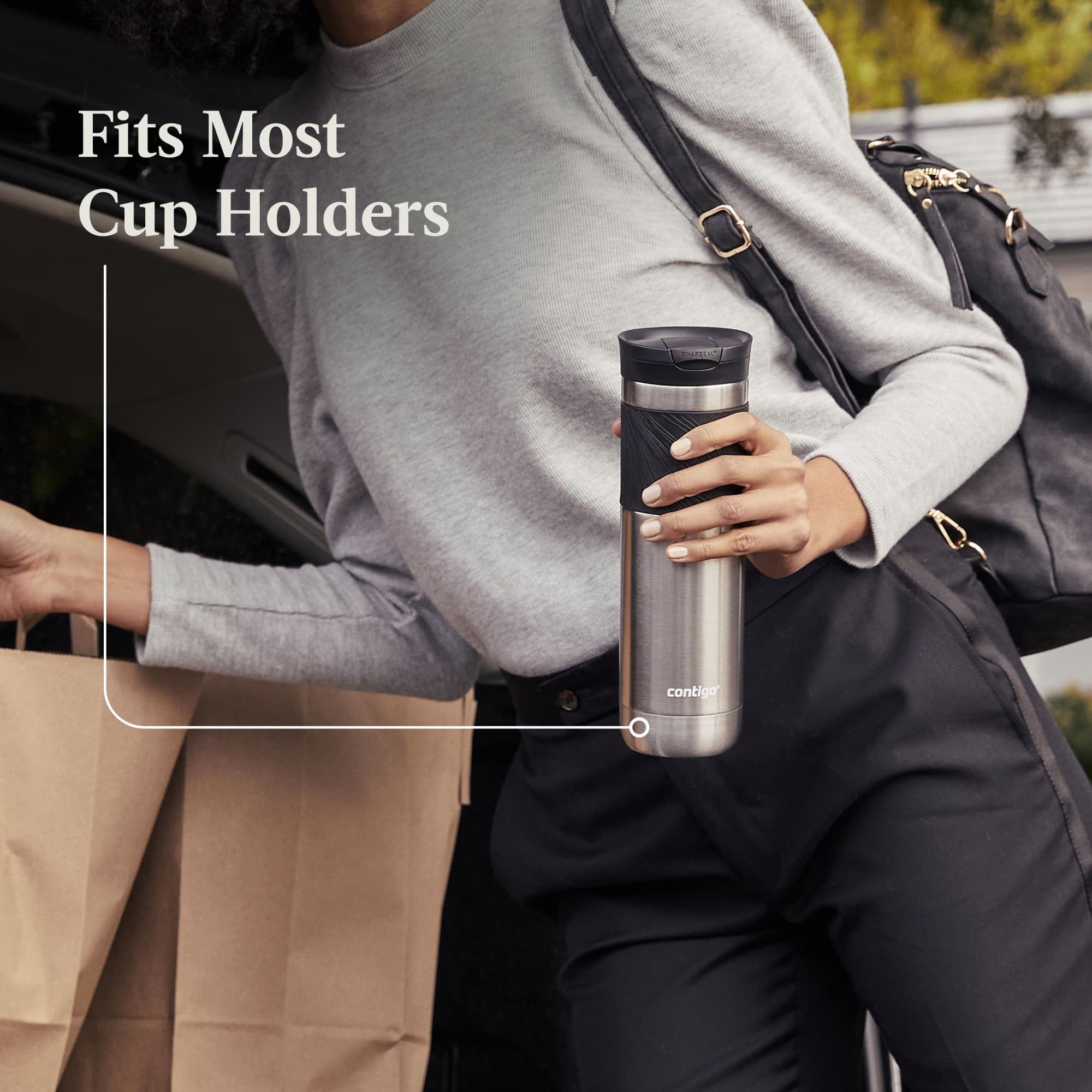 Contigo Byron 2.0 Stainless Steel Travel Mug with SNAPSEAL Lid Stainless Steel - 24 fl oz.